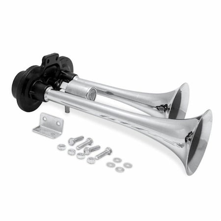 The Boss 2 Trumpet Dual-Tone Train Horn With Valve